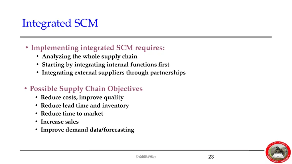 Yabibal A. Chapter 7 Supply Chain, Procurement and - slide 23 of 31