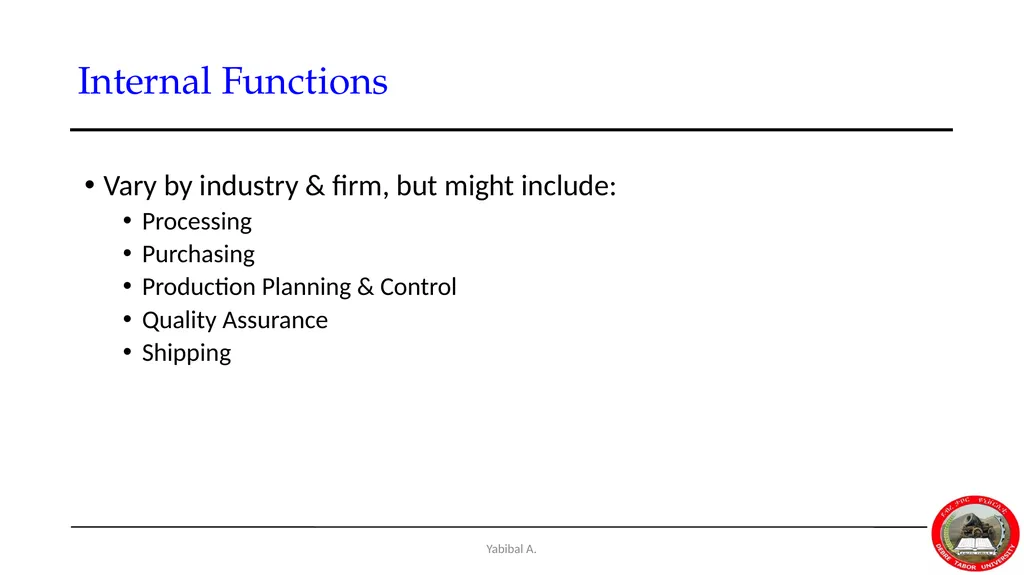 Yabibal A. Chapter 7 Supply Chain, Procurement and - slide 8 of 31