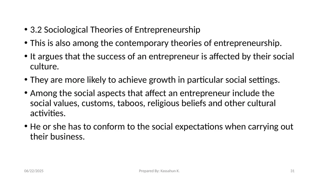 Chapter 1. Introduction 1.1 Entrepreneur and - slide 31 of 34