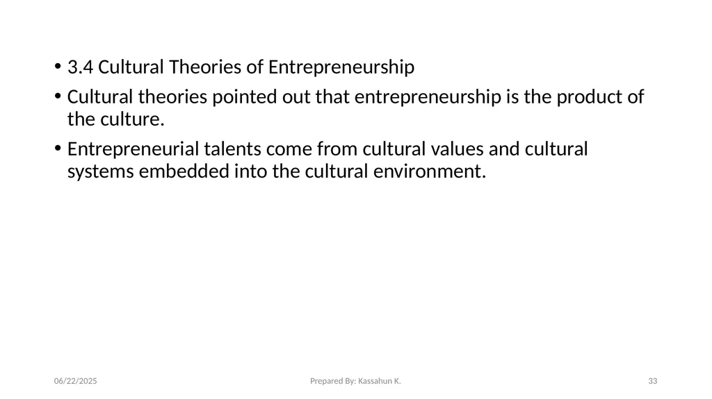 Chapter 1. Introduction 1.1 Entrepreneur and - slide 33 of 34