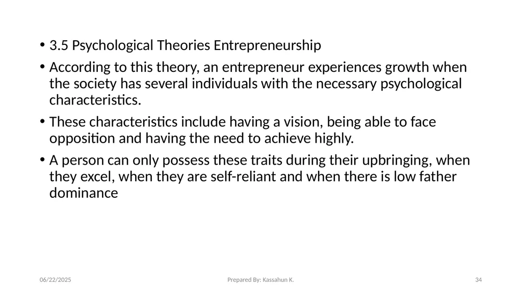 Chapter 1. Introduction 1.1 Entrepreneur and - slide 34 of 34
