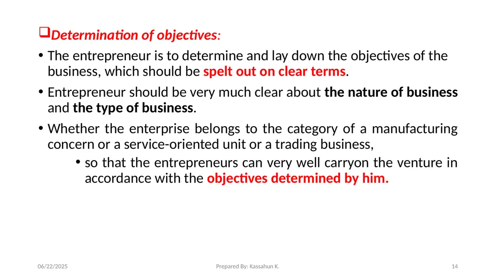 Chapter 1. Introduction 1.1 Entrepreneur and - slide 14 of 34