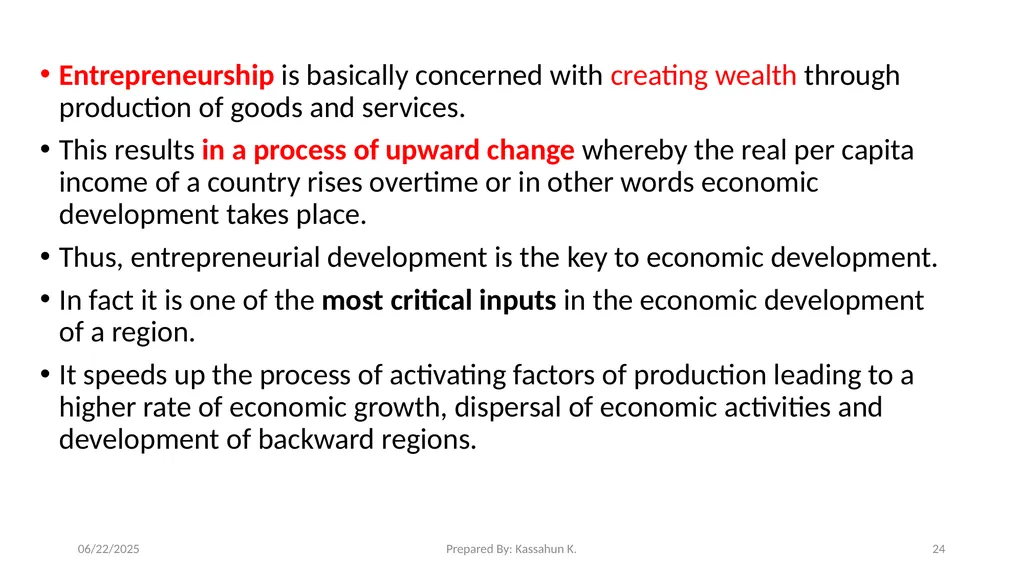 Chapter 1. Introduction 1.1 Entrepreneur and - slide 24 of 34