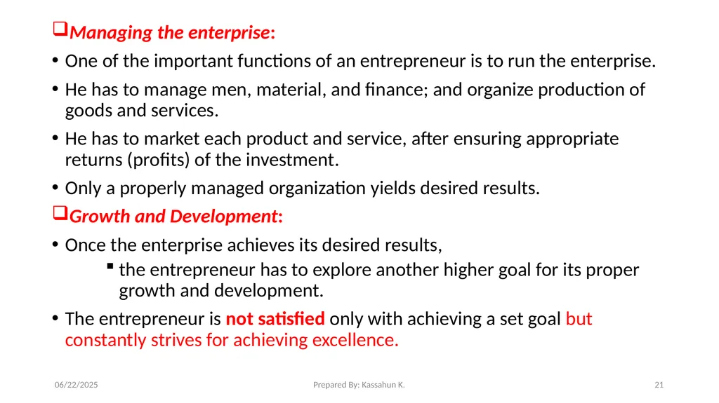 Chapter 1. Introduction 1.1 Entrepreneur and - slide 21 of 34