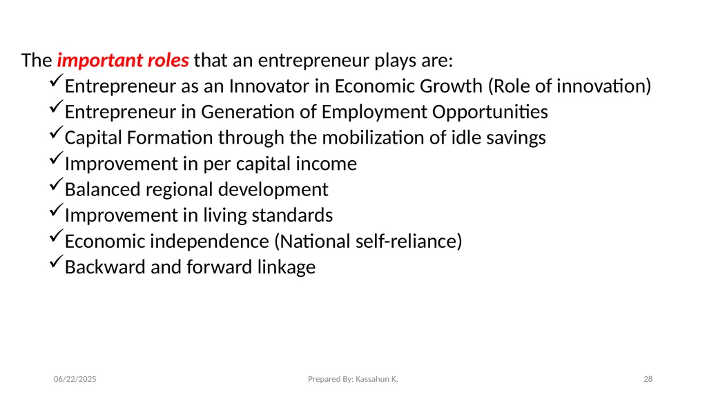 Chapter 1. Introduction 1.1 Entrepreneur and - slide 28 of 34