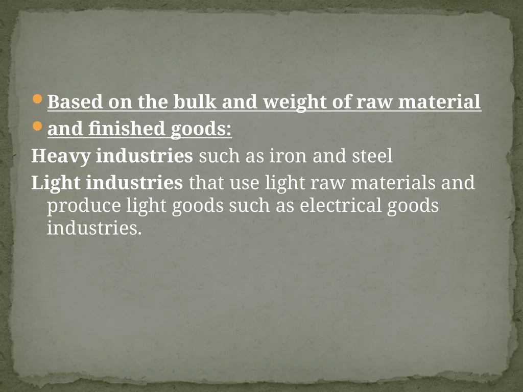 Manufacturing Industries What is Manufacturing. - slide 20 of 97