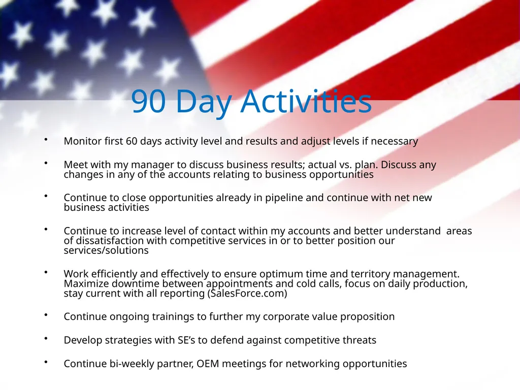 30-60-90 Day Plan Building a Roadmap for success - slide 11 of 13