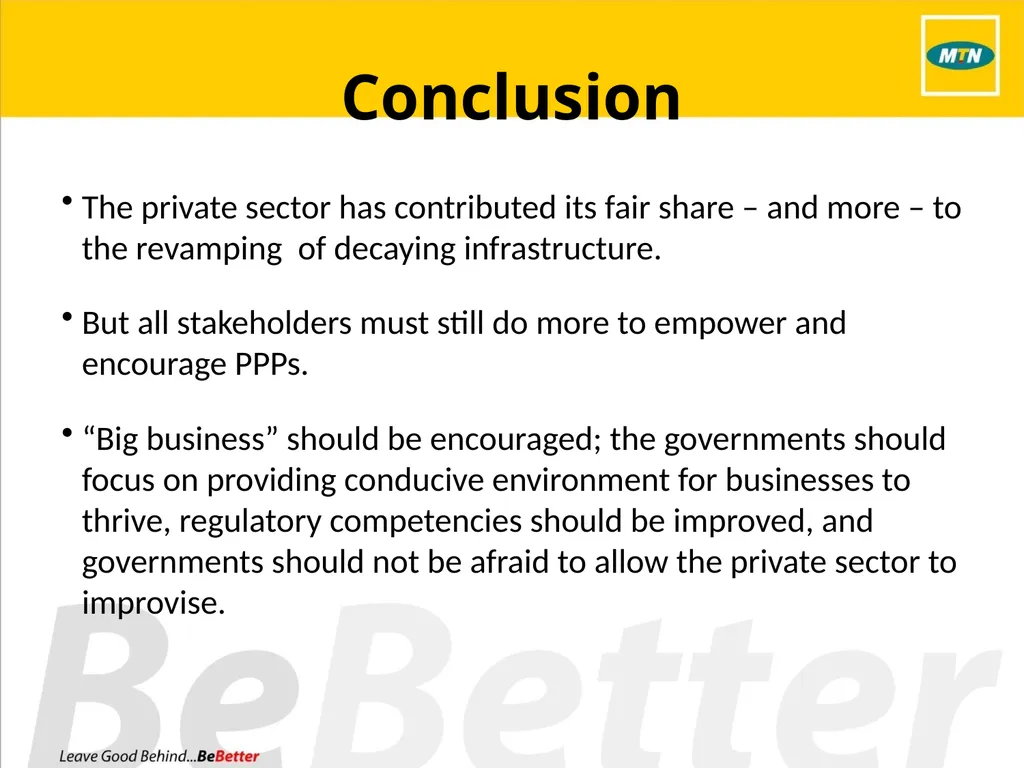 PPP Projects in Nigeria: Current prospects in - slide 12 of 13