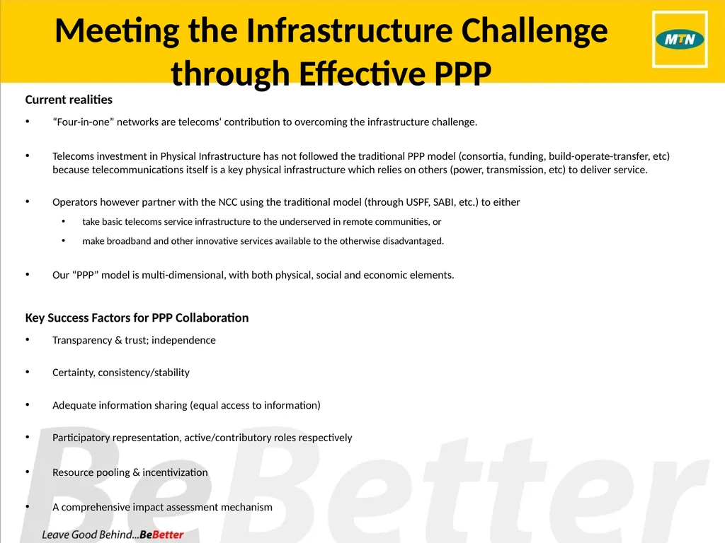 PPP Projects in Nigeria: Current prospects in - slide 7 of 13