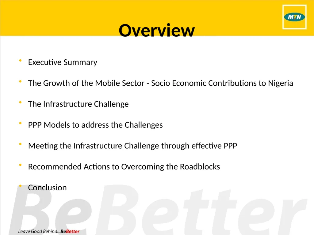 PPP Projects in Nigeria: Current prospects in - slide 2 of 13