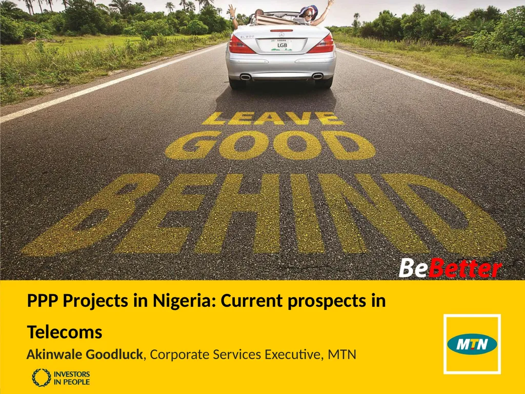 PPP Projects in Nigeria: Current prospects in - slide 1 of 13