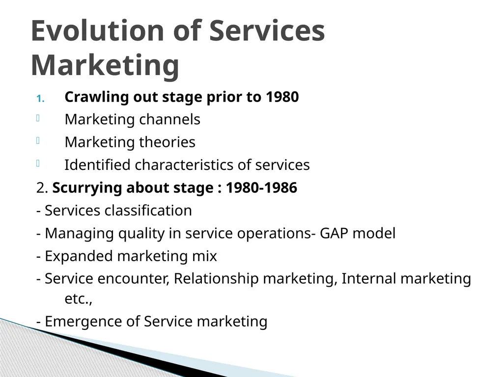 SERVICES MARKETING INTRODUCTION Salt Soft Drinks - slide 19 of 50