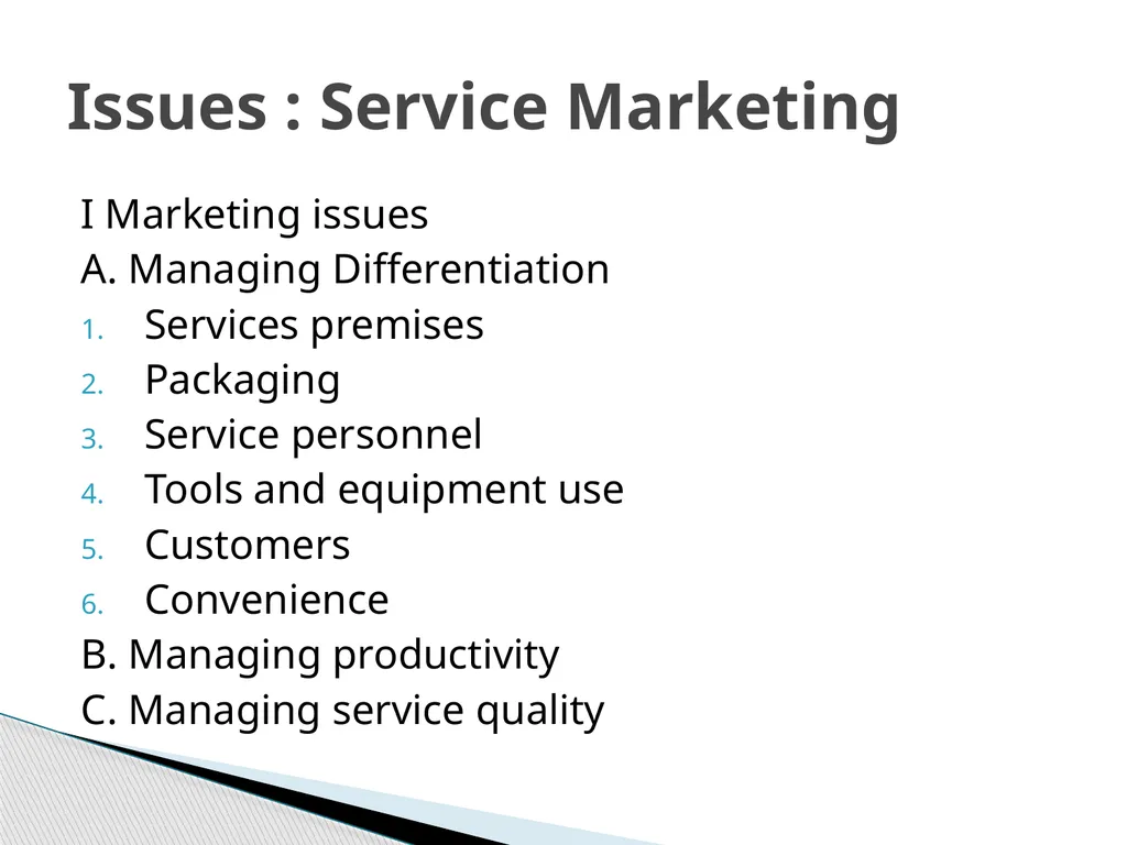 SERVICES MARKETING INTRODUCTION Salt Soft Drinks - slide 47 of 50