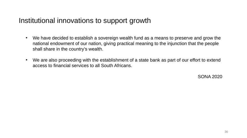 Accelerating fundamental structural transformation - slide 36 of 48