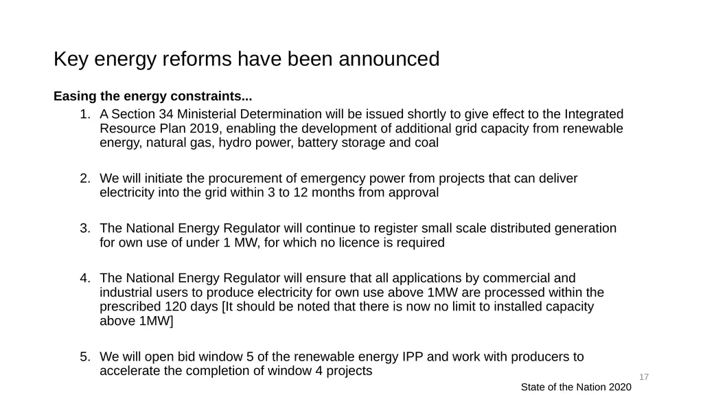 Accelerating fundamental structural transformation - slide 17 of 48