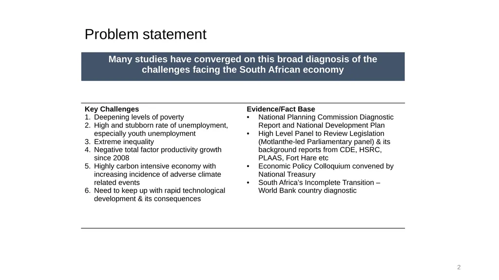 Accelerating fundamental structural transformation - slide 2 of 48