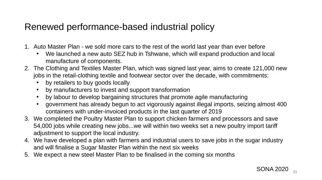 Accelerating fundamental structural transformation - slide 31 of 48