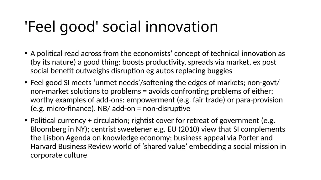 Radical social innovation Julie Froud and Karel - slide 4 of 13