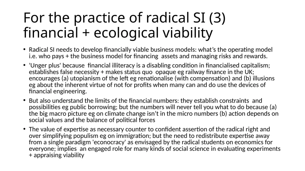 Radical social innovation Julie Froud and Karel - slide 12 of 13