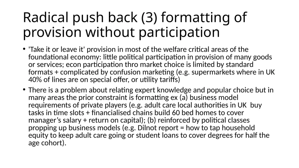 Radical social innovation Julie Froud and Karel - slide 8 of 13