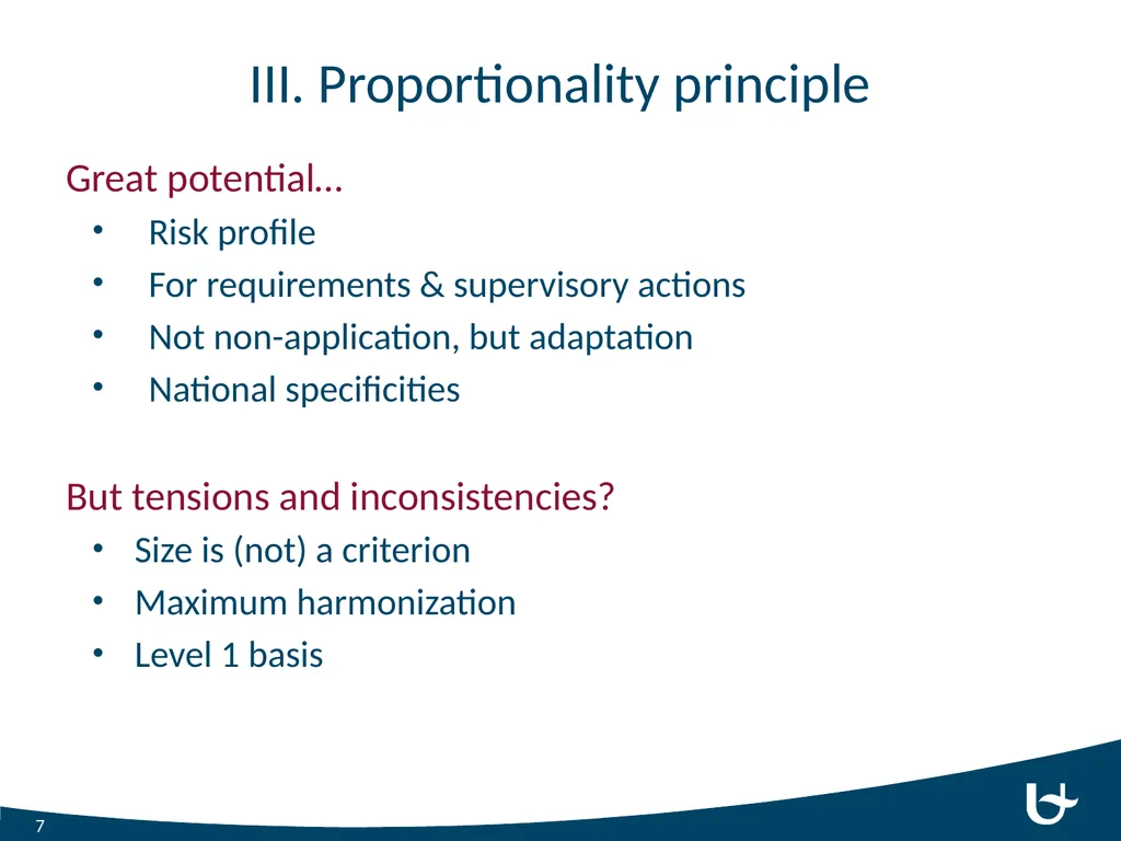 New Developments in Insurance Supervision Solvency - slide 7 of 12