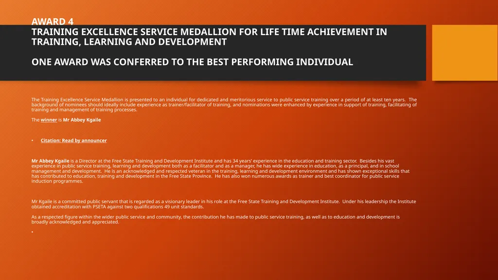 PSTF Achievers Awards 17 October 2017 Gallagher - slide 8 of 14