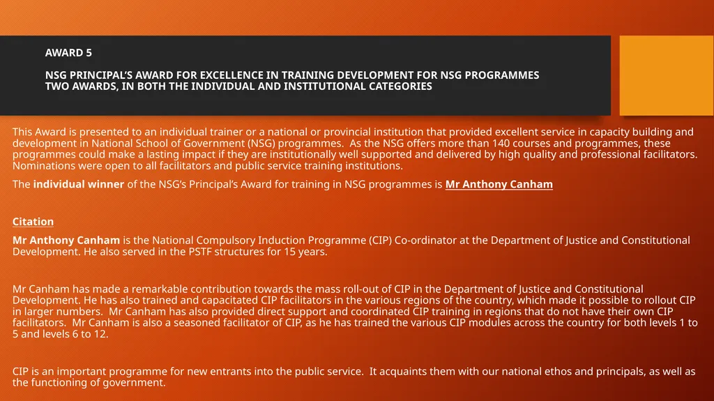 PSTF Achievers Awards 17 October 2017 Gallagher - slide 9 of 14