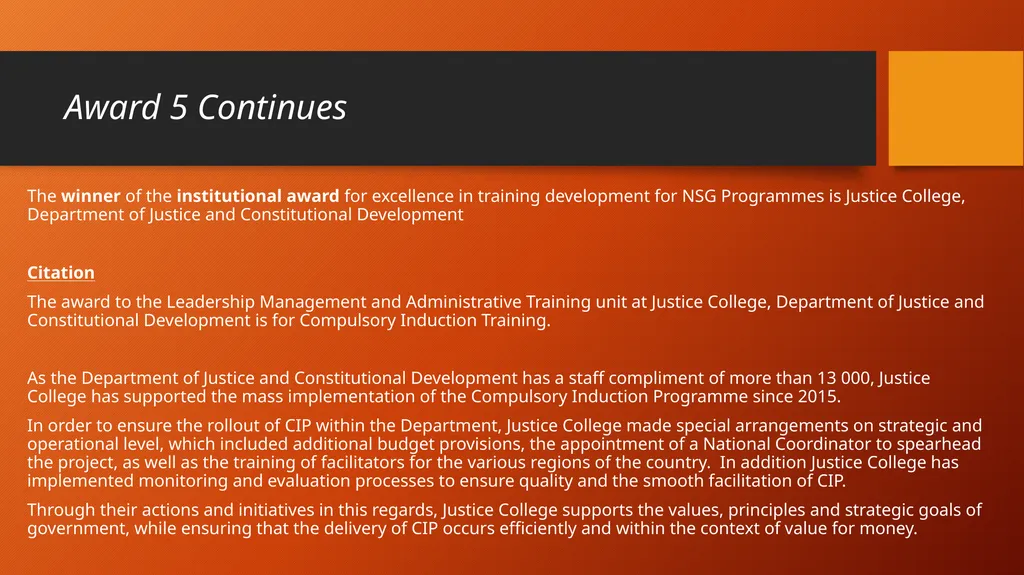 PSTF Achievers Awards 17 October 2017 Gallagher - slide 10 of 14