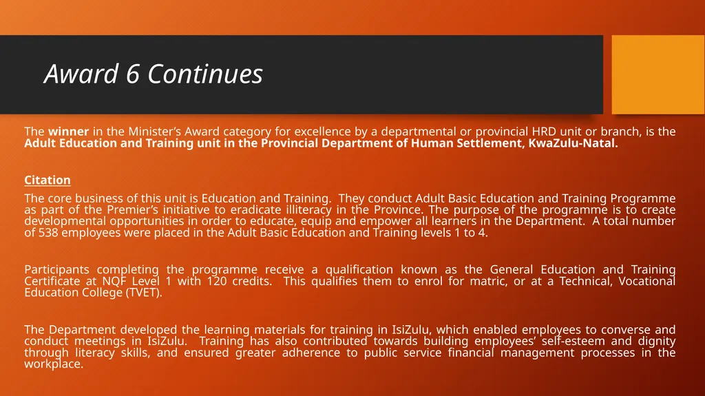 PSTF Achievers Awards 17 October 2017 Gallagher - slide 12 of 14