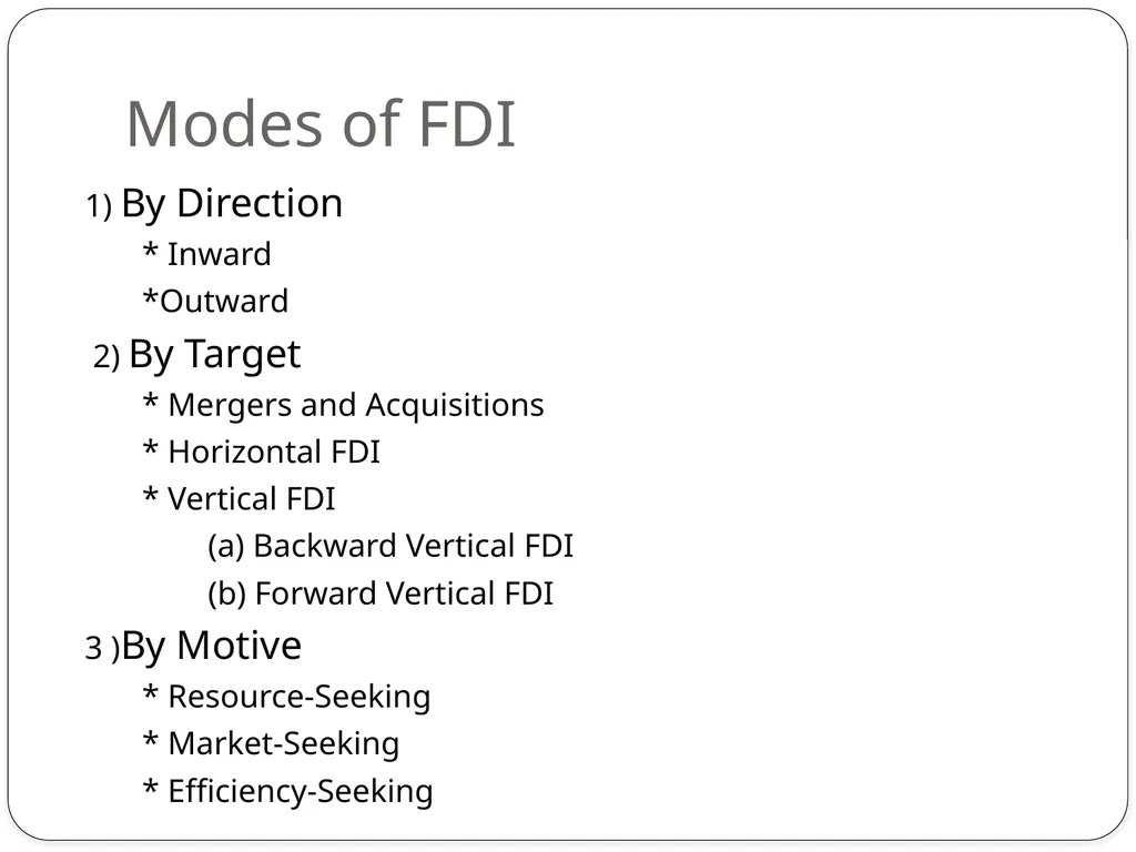 Foreign Investment In INDIA Foreign Direct - slide 8 of 22