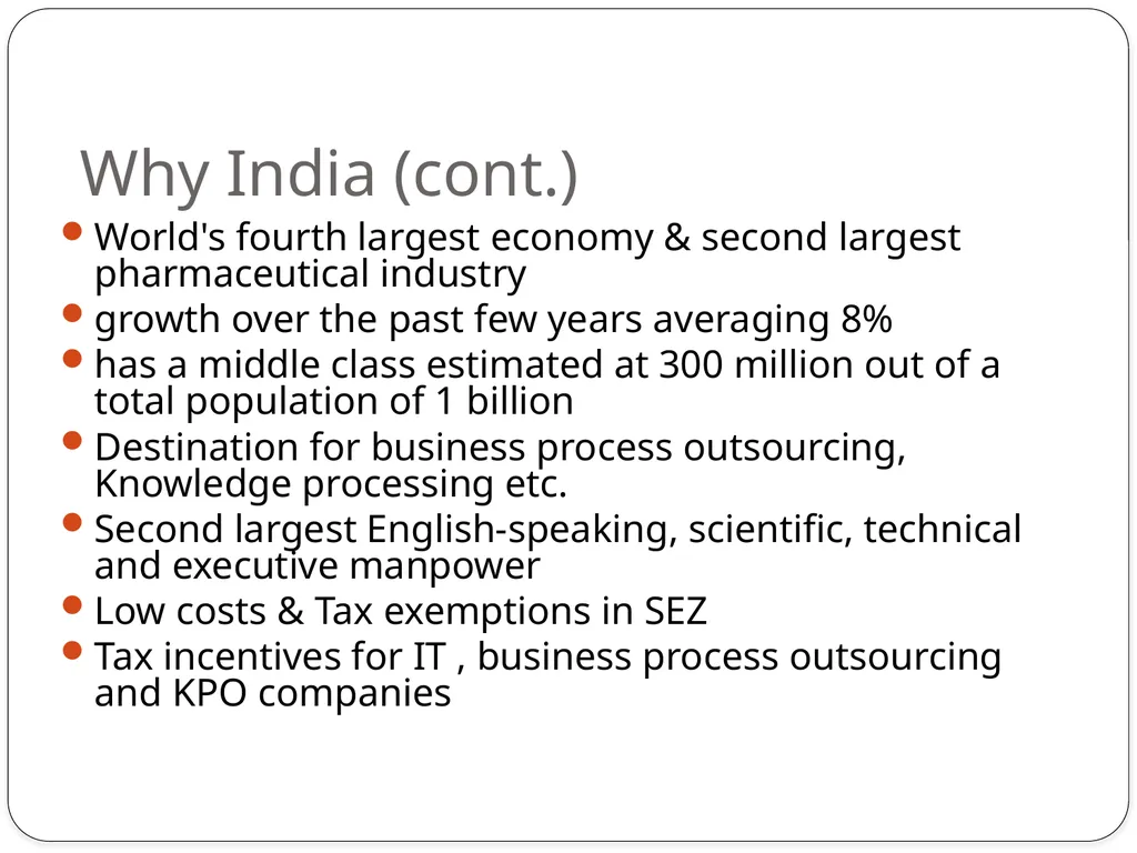 Foreign Investment In INDIA Foreign Direct - slide 11 of 22