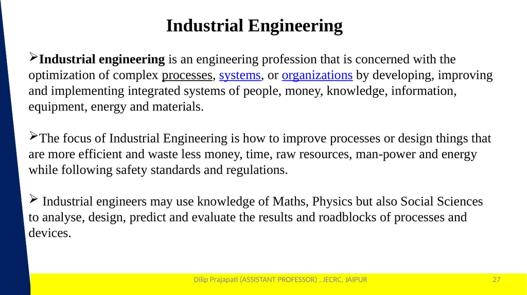 1 Year & Sem. – I Year & I SEM - slide 27 of 33