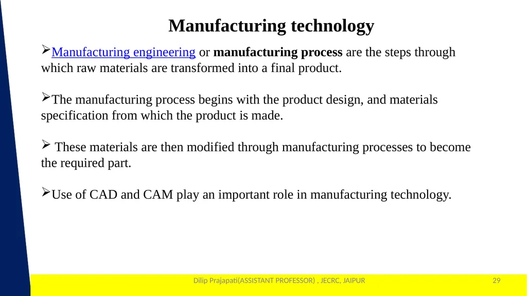 1 Year & Sem. – I Year & I SEM - slide 29 of 33