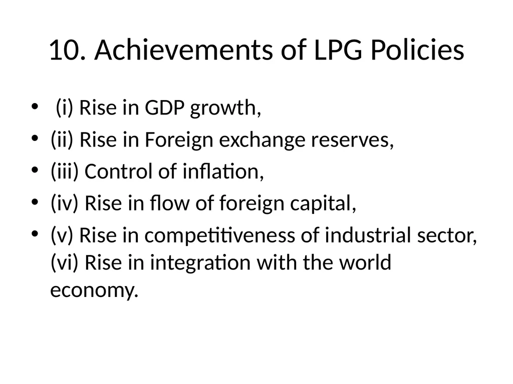 CHAPTER – 3 ECONOMIC REFORMS IN INDIA SINCE 1991 - slide 33 of 43