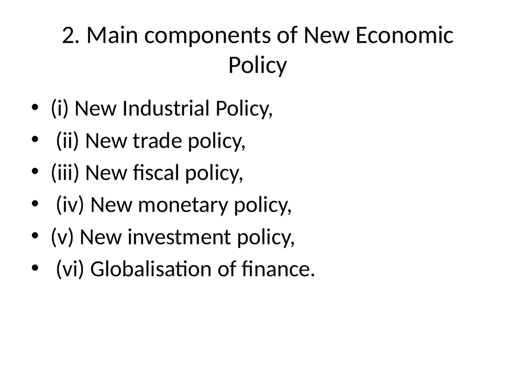 CHAPTER – 3 ECONOMIC REFORMS IN INDIA SINCE 1991 - slide 4 of 43