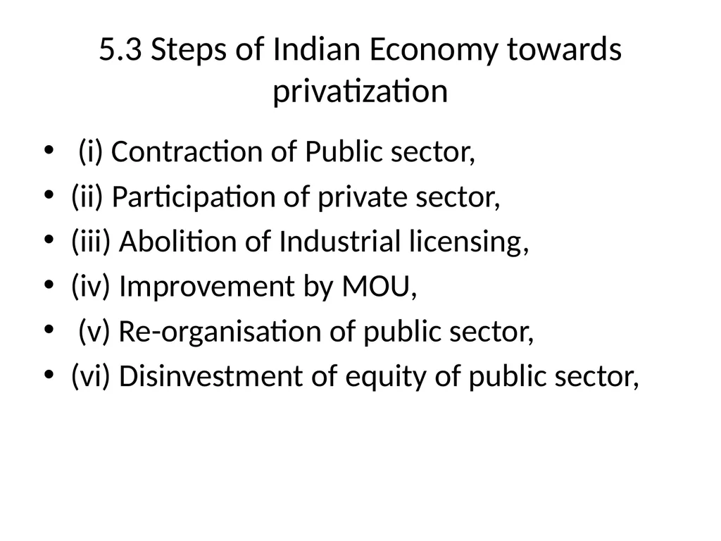 CHAPTER – 3 ECONOMIC REFORMS IN INDIA SINCE 1991 - slide 17 of 43