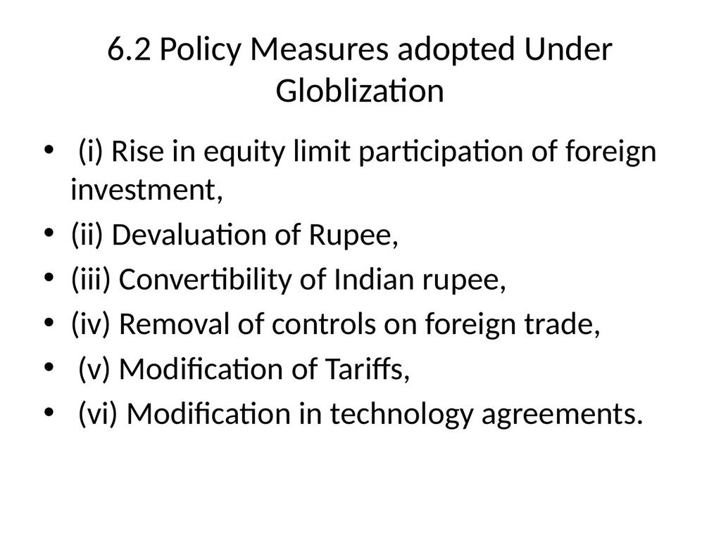 CHAPTER – 3 ECONOMIC REFORMS IN INDIA SINCE 1991 - slide 23 of 43