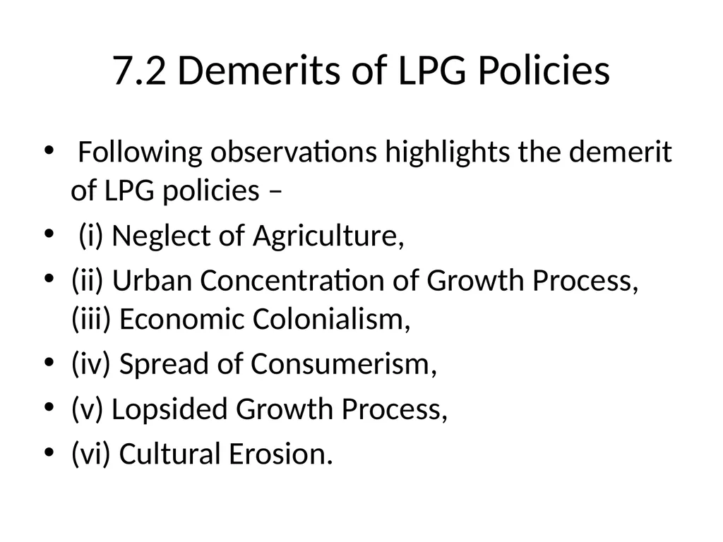 CHAPTER – 3 ECONOMIC REFORMS IN INDIA SINCE 1991 - slide 29 of 43