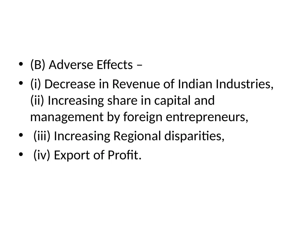 CHAPTER – 3 ECONOMIC REFORMS IN INDIA SINCE 1991 - slide 25 of 43