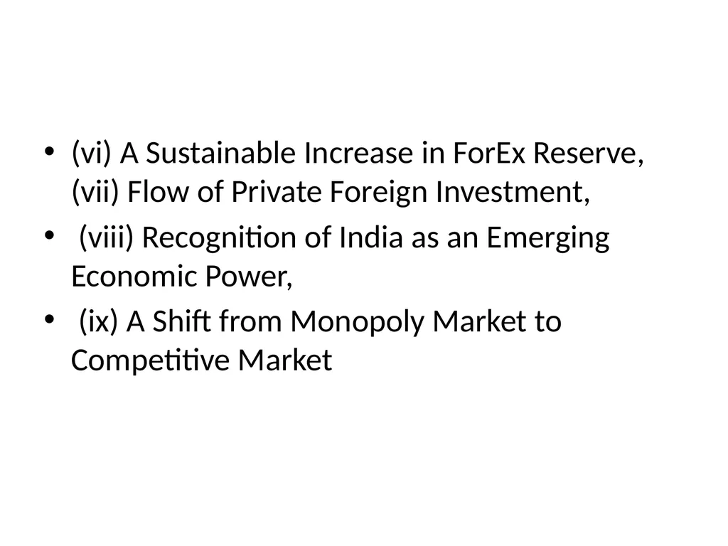 CHAPTER – 3 ECONOMIC REFORMS IN INDIA SINCE 1991 - slide 28 of 43