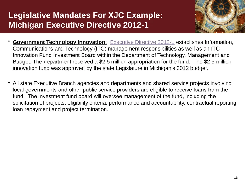 January 25, 2012 Cross-Jurisdiction Collaboration - slide 16 of 21