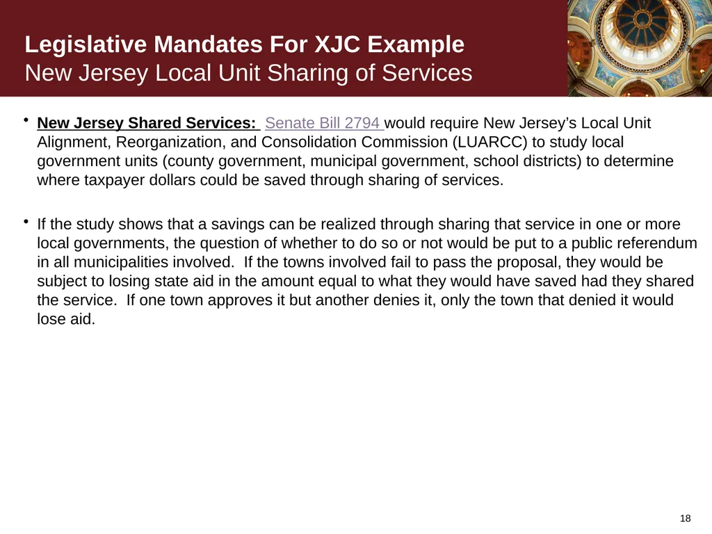 January 25, 2012 Cross-Jurisdiction Collaboration - slide 18 of 21