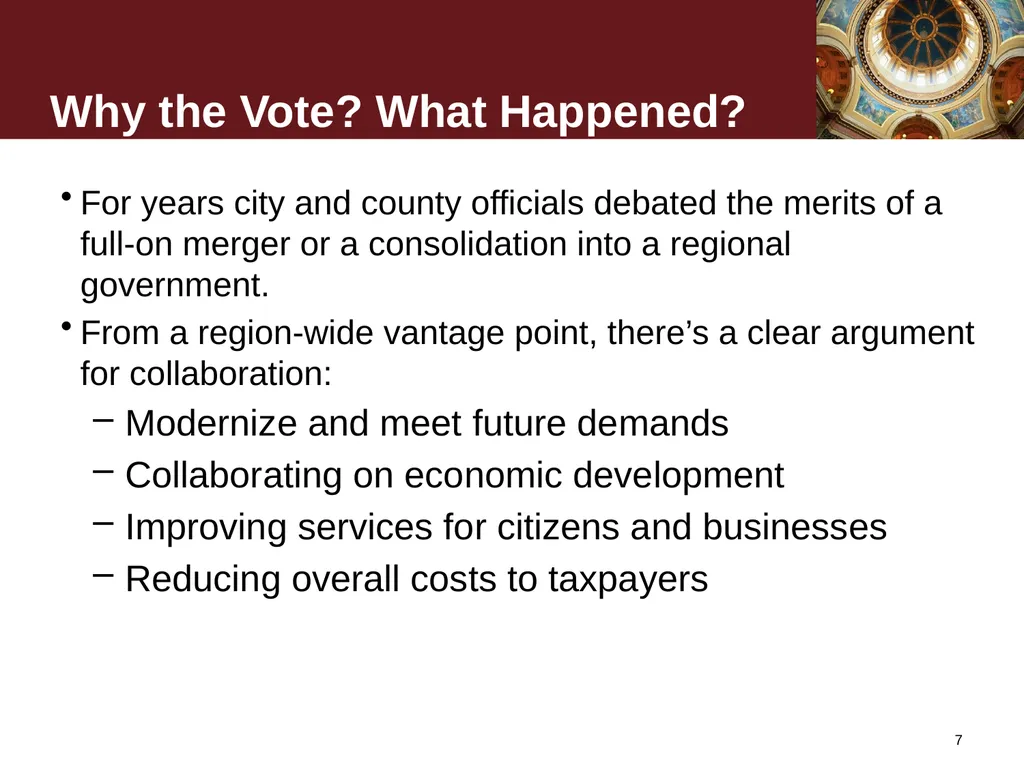 January 25, 2012 Cross-Jurisdiction Collaboration - slide 7 of 21