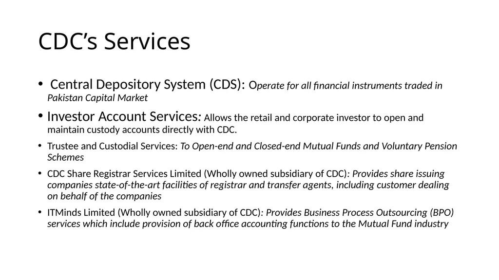 Chapter 13 Pakistan Capital Market (Capital - slide 11 of 17