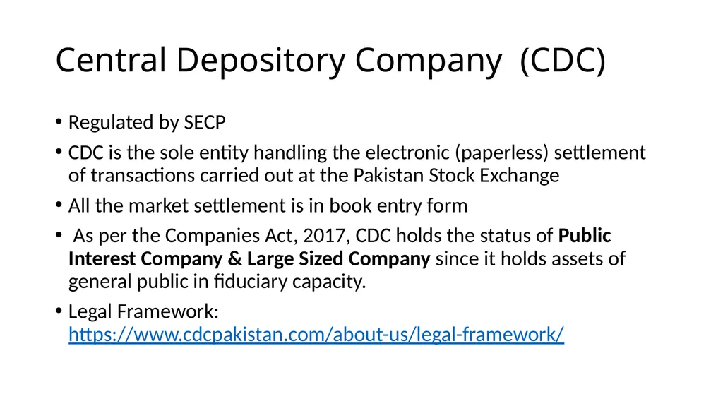 Chapter 13 Pakistan Capital Market (Capital - slide 10 of 17