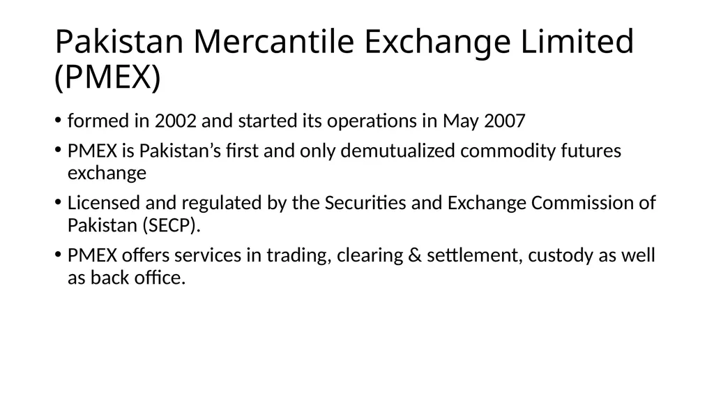 Chapter 13 Pakistan Capital Market (Capital - slide 16 of 17