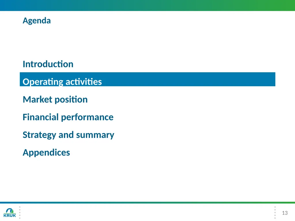 KRUK Group Presentation 3Q 2016 2 Introduction - slide 13 of 30