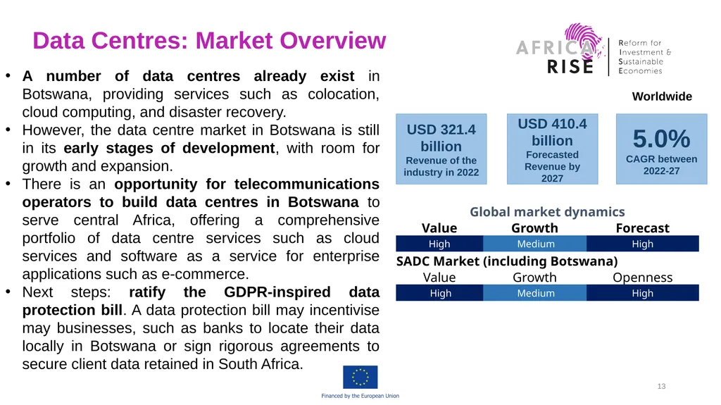 Africa RISE “Reform for Investment and Sustainable - slide 13 of 19