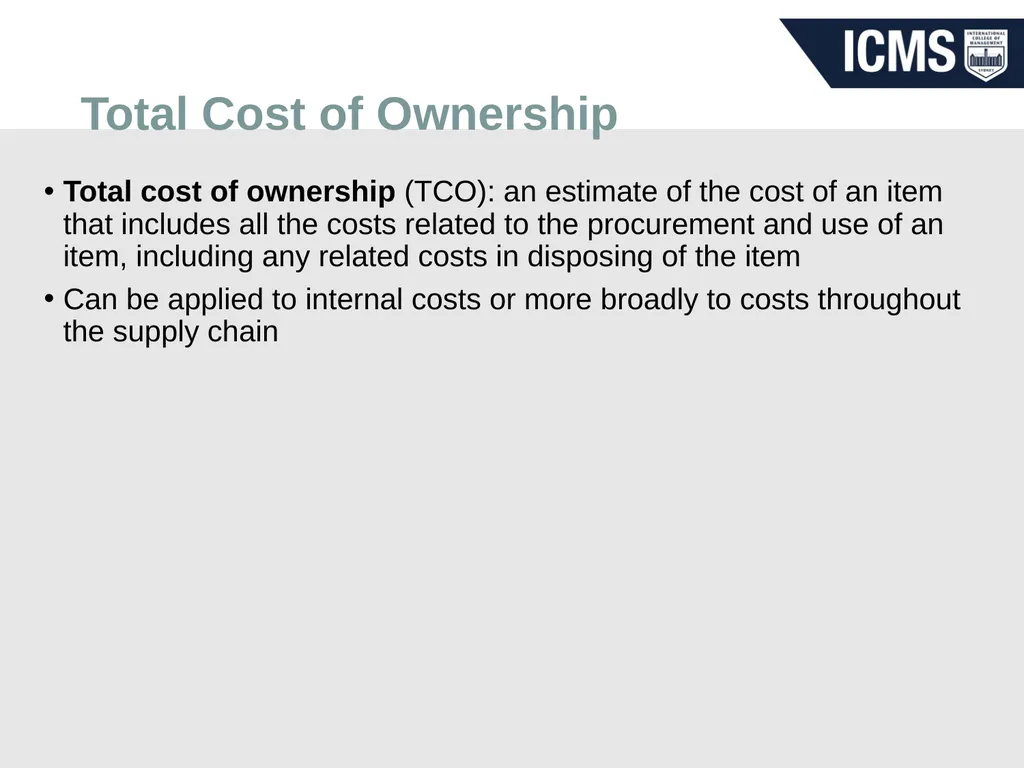 Sourcing materials and services Procurement MGT804 - slide 22 of 27