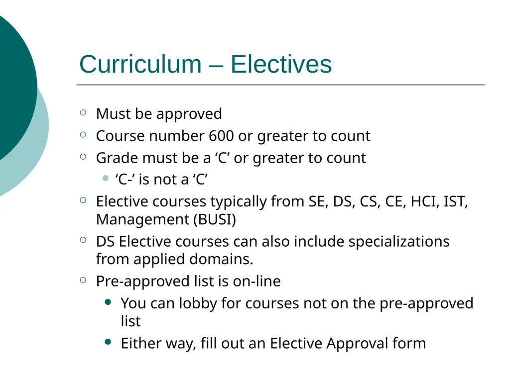 Masters of Science in Software Engineering Masters - slide 36 of 59